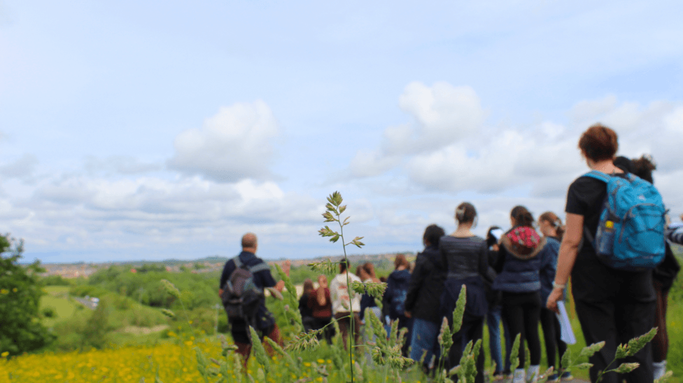 Nature trail opens at Rainton Meadows with student art — Sunderland news photo (BBC Tyne & Wear)