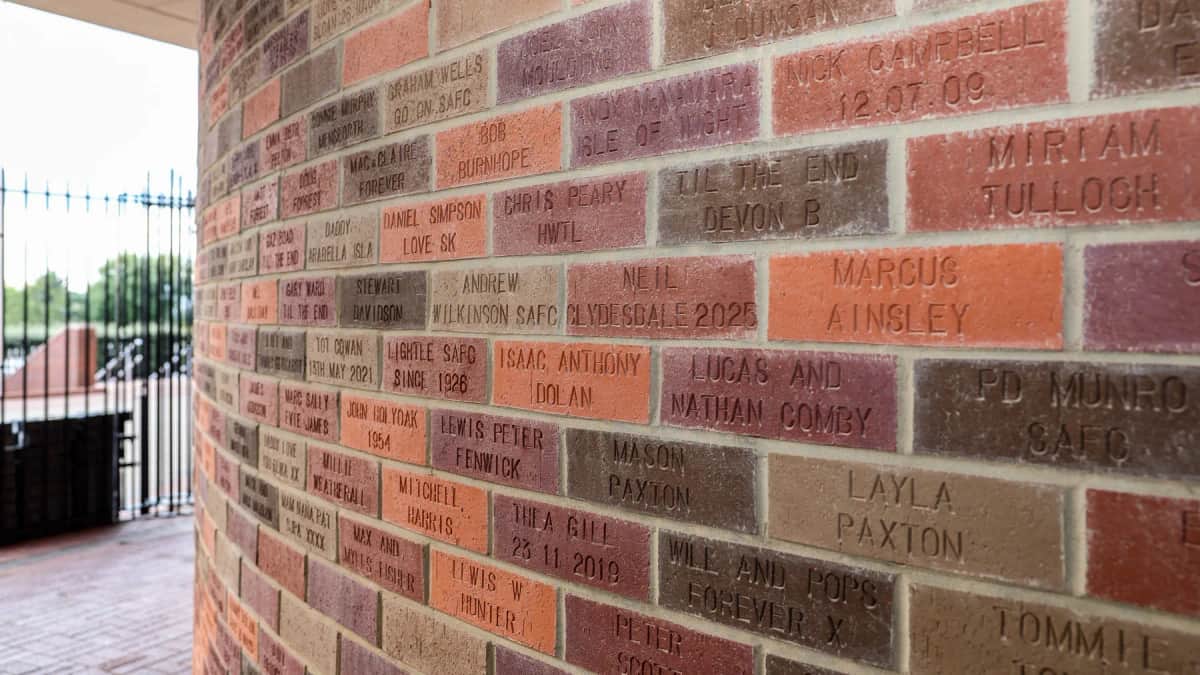 Panel S5 bricks now in place at Stadium of Light — Sunderland news photo