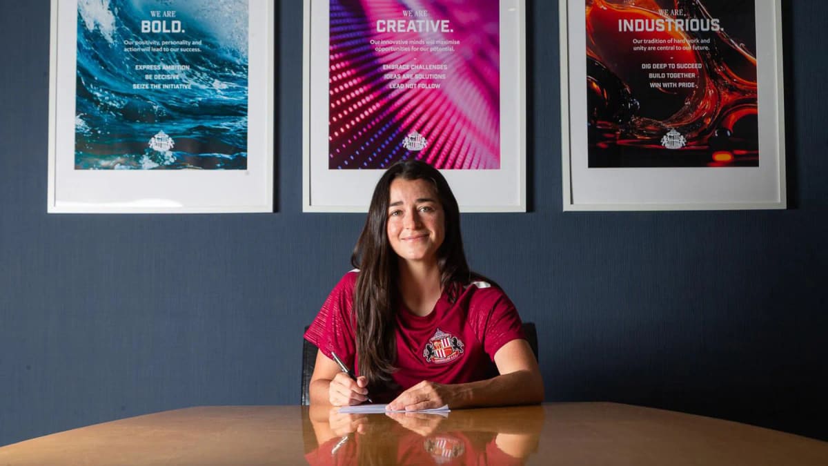 Marissa Sheva Signs New Sunderland Women Contract to 2027 — Sunderland news photo (Sunderland AFC)
